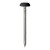 Polymer Headed Pins - Stainless Steel - Black 50mm - Pack 25
