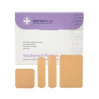 Washproof Plasters Assorted - Pack 100