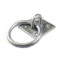 Ring on Plate - Hot Dipped Galvanised 2''