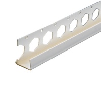 White PVC Plasterboard Edge Bead 2.5m