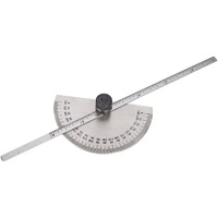 Protractor with Depth Gauge Scale