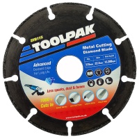 Toolpak 115mm Super Thin Diamond Metal Cutting Blade