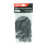Timco Tarpaulin Tie Down Bungee Balls 250mm