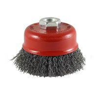 Angle Grinder Cup Brush - Crimped Steel Wire 100mm