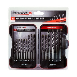 Timco Addax Masonry Drill Bit Set 15pc