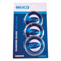 Mexco 115mm Diamond Blade Triple Pack