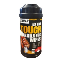 Shield Extra Tough Builders Wipes - 100 Wipes